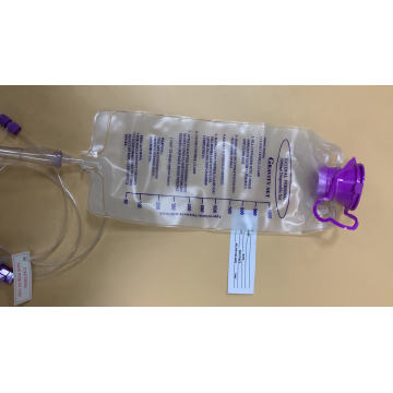 saco de alimentação em pvc médico OEM por atacado para paciente